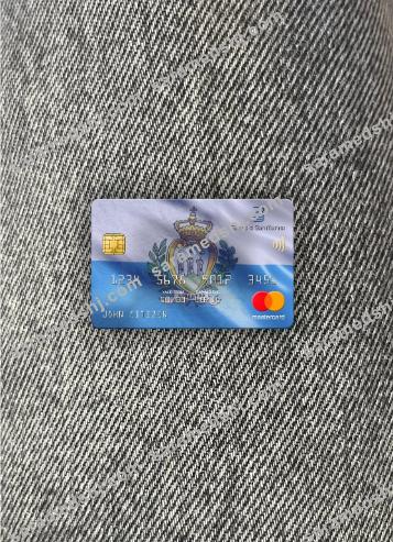 San Marino Banca di San Marino bank mastercard photolook front